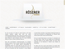 Tablet Screenshot of friseur-roesener.de